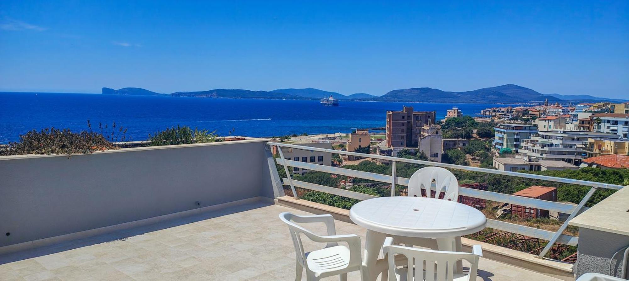 Ferienwohnung Lucy Penthouse Alghero Exterior foto